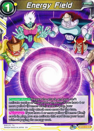Energy Field (BT11-118) [Vermilion Bloodline 2nd Edition] | Total Play