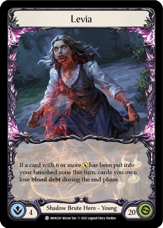 Levia, Shadowborn Abomination // Levia [MON119 // MON120] (Monarch)  1st Edition Normal | Total Play