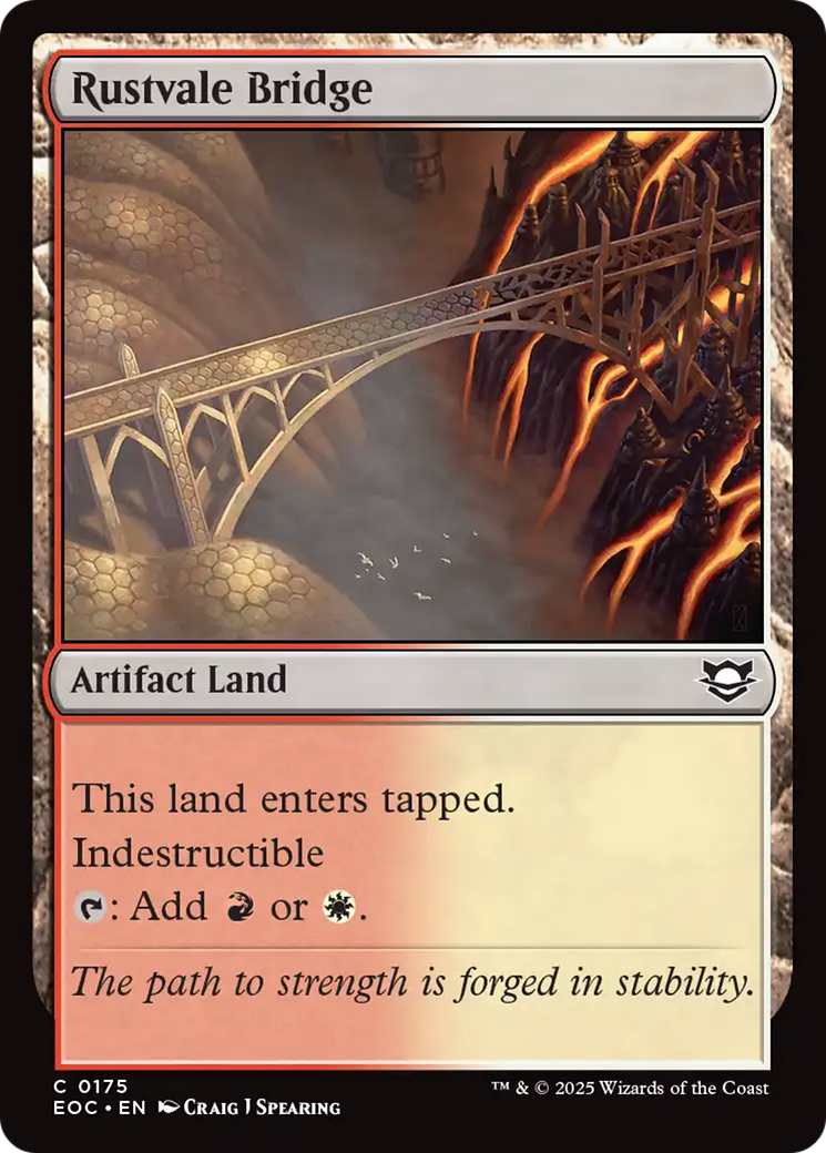 Rustvale Bridge [Edge of Eternities Commander] | Total Play