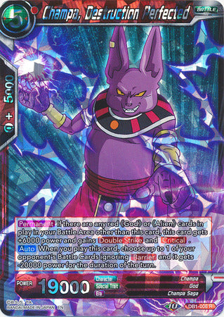 Champa, Destruction Perfected (DB1-006) [Dragon Brawl] | Total Play
