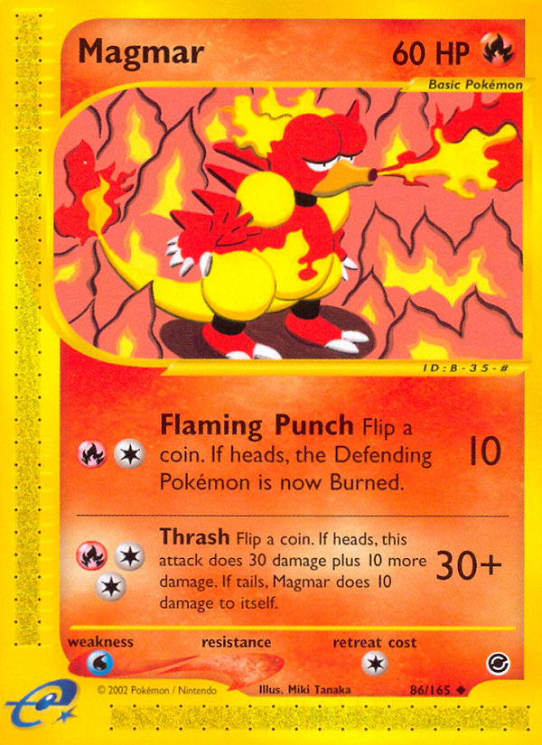 Magmar (86/165) [Expedition: Base Set] | Total Play