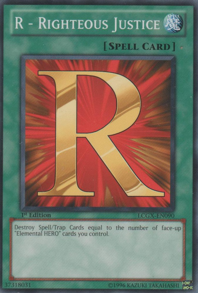 R - Righteous Justice [LCGX-EN090] Common | Total Play