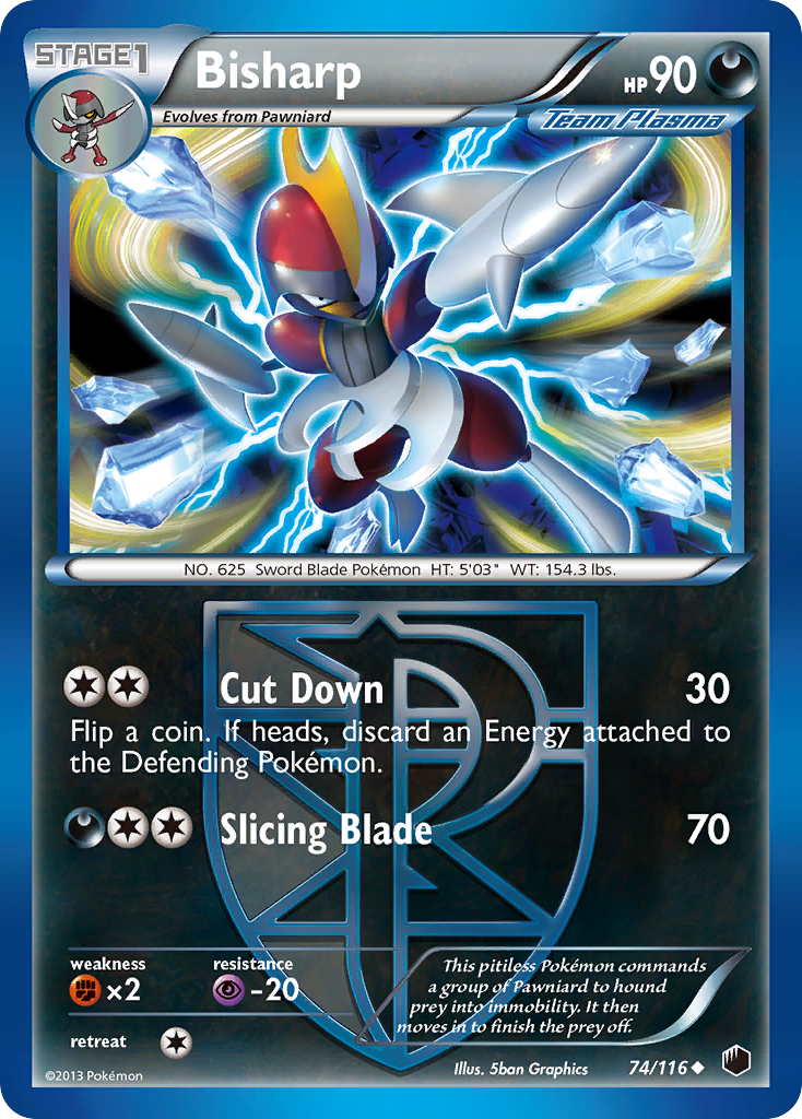 Bisharp (74/116) [Black & White: Plasma Freeze] | Total Play