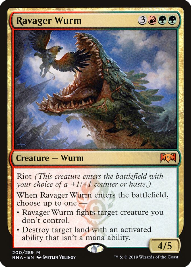 Ravager Wurm [Ravnica Allegiance] | Total Play