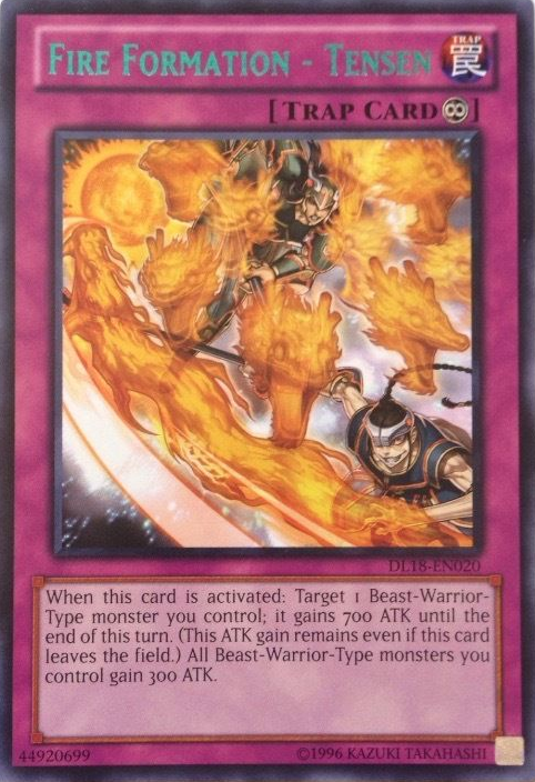 Fire Formation - Tensen (Green) [DL18-EN020] Rare | Total Play
