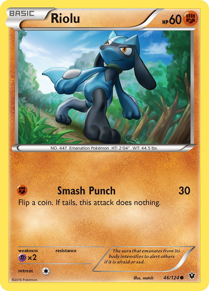 Riolu (46/124) [XY: Fates Collide] | Total Play