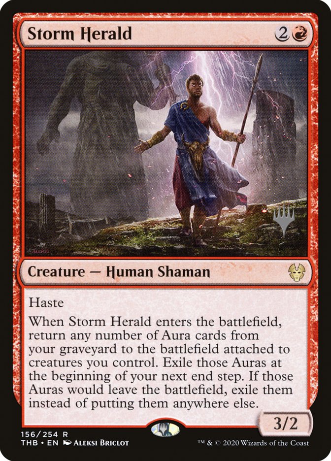 Storm Herald (Promo Pack) [Theros Beyond Death Promos] | Total Play