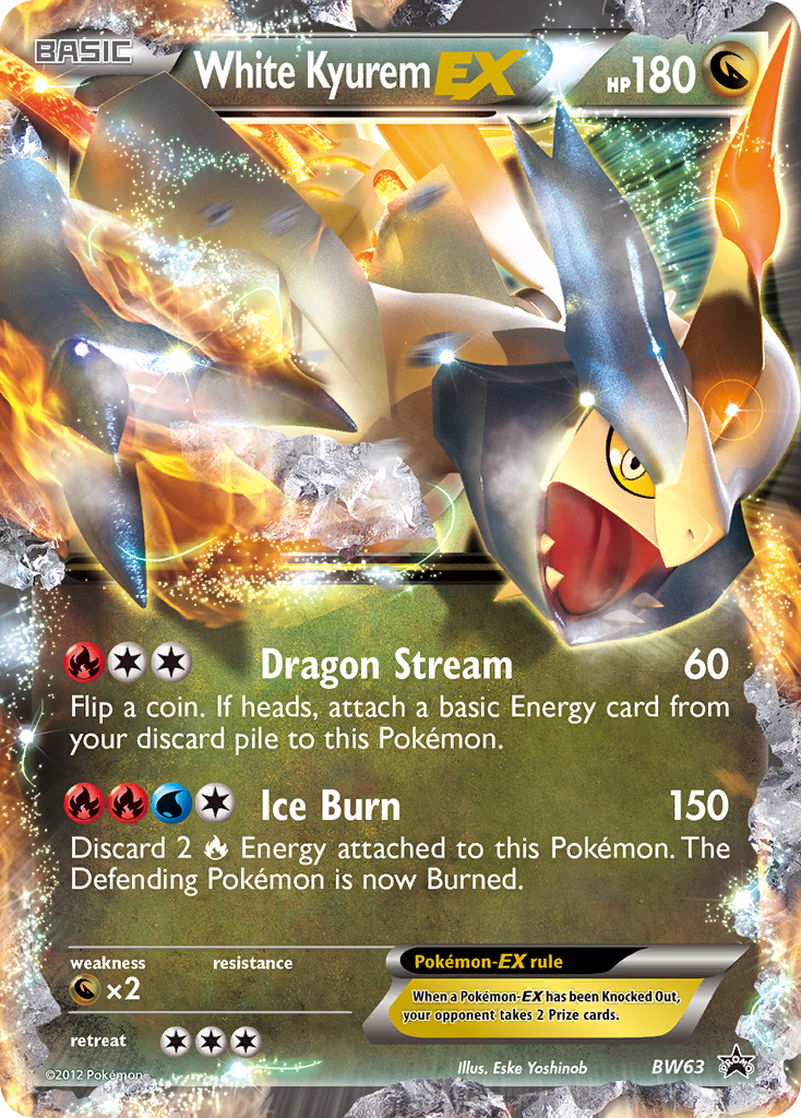 White Kyurem EX (BW63) [Black & White: Black Star Promos] | Total Play