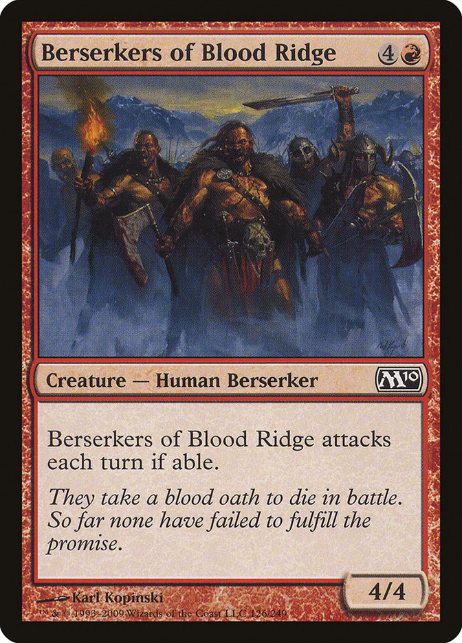 Berserkers of Blood Ridge [Magic 2010] | Total Play