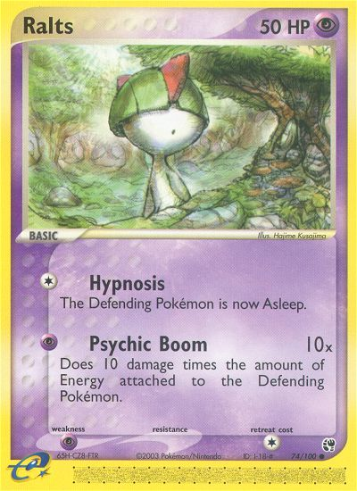 Ralts (74/100) [EX: Sandstorm] | Total Play