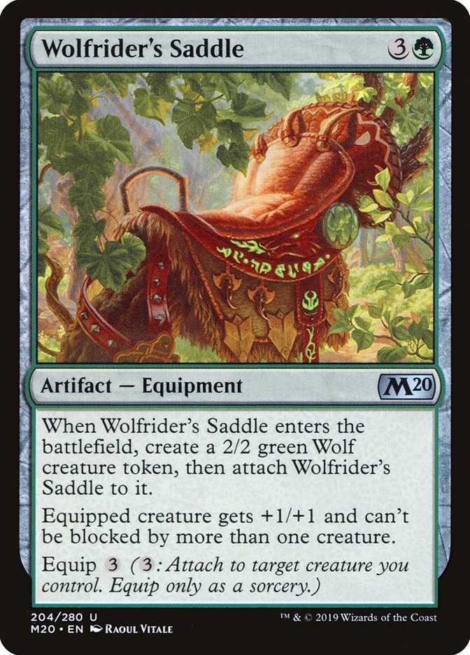 Wolfrider's Saddle [Core Set 2020] | Total Play