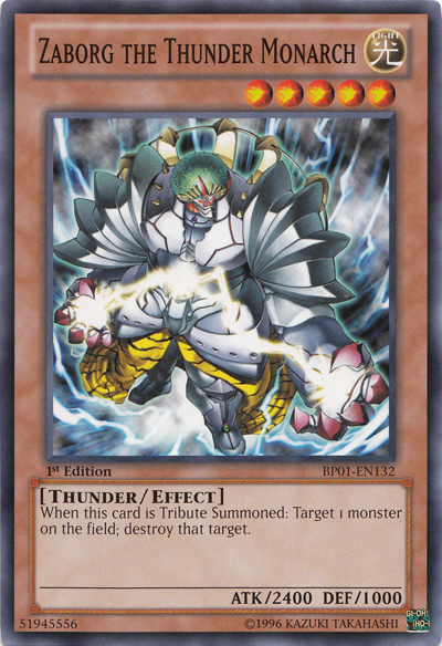 Zaborg the Thunder Monarch [BP01-EN132] Common | Total Play