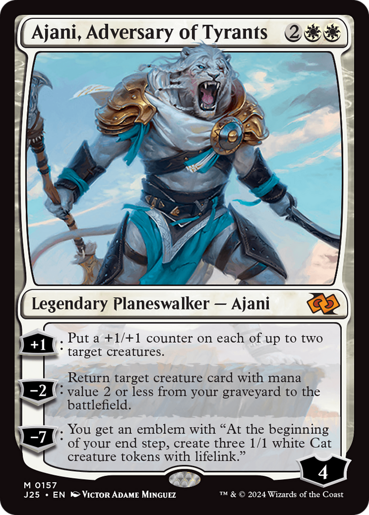 Ajani, Adversary of Tyrants [Foundations Jumpstart] | Total Play