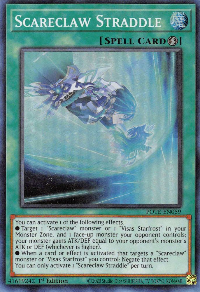 Scareclaw Straddle [POTE-EN059] Super Rare | Total Play