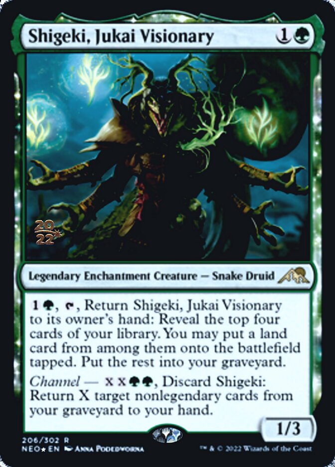 Shigeki, Jukai Visionary [Kamigawa: Neon Dynasty Prerelease Promos] | Total Play