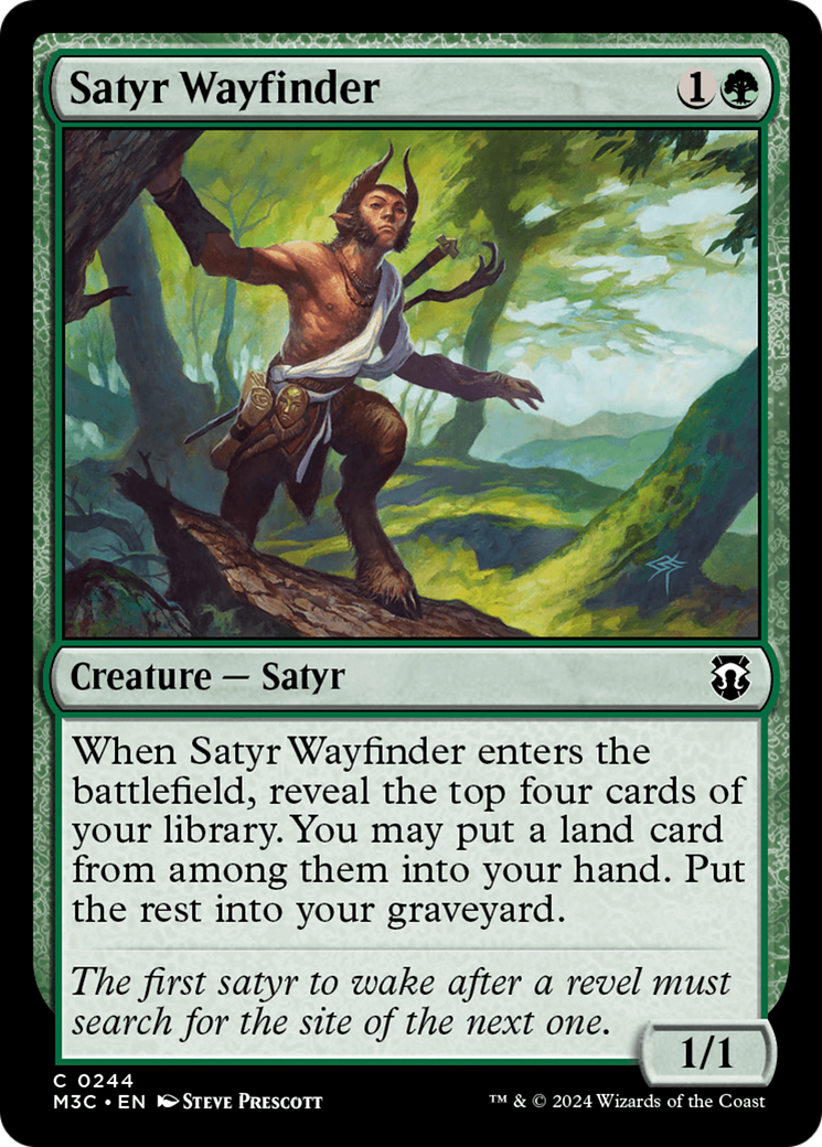 Satyr Wayfinder (Ripple Foil) [Modern Horizons 3 Commander] | Total Play