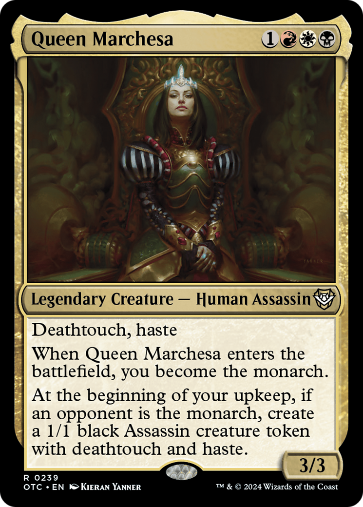 Queen Marchesa [Outlaws of Thunder Junction Commander] | Total Play