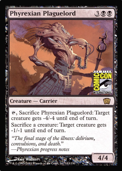 Phyrexian Plaguelord (San Diego Comic Con Oversized) [Oversize Cards] | Total Play