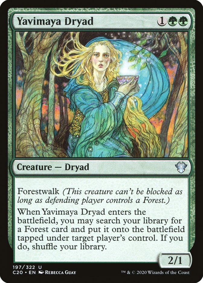 Yavimaya Dryad [Commander 2020] | Total Play