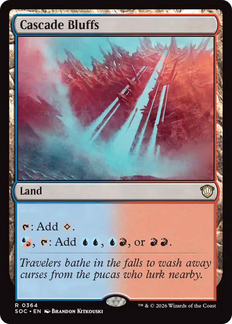 Cascade Bluffs [Secrets of Strixhaven Commander] | Total Play