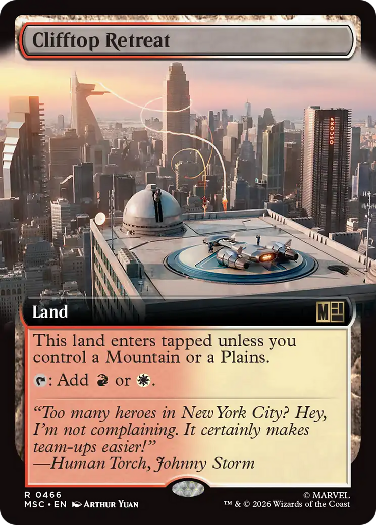 Clifftop Retreat (Extended Art) [Marvel Super Heroes Commander] | Total Play