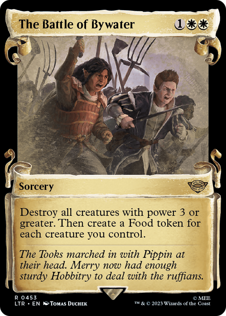 The Battle of Bywater [The Lord of the Rings: Tales of Middle-Earth Showcase Scrolls] | Total Play