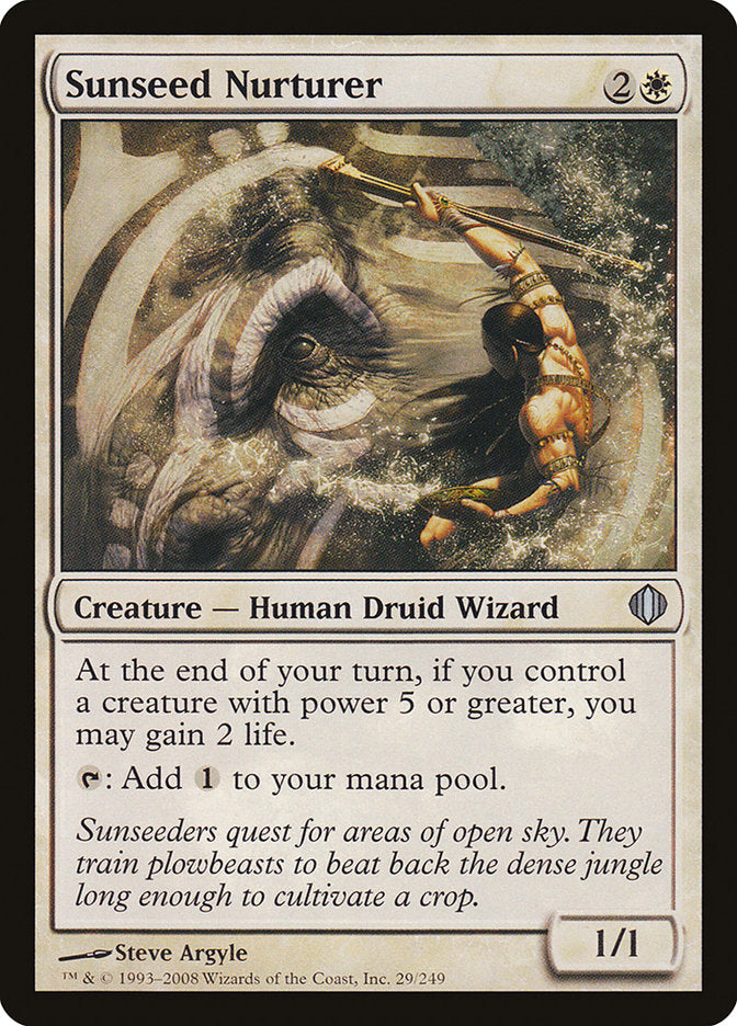 Sunseed Nurturer [Shards of Alara] | Total Play