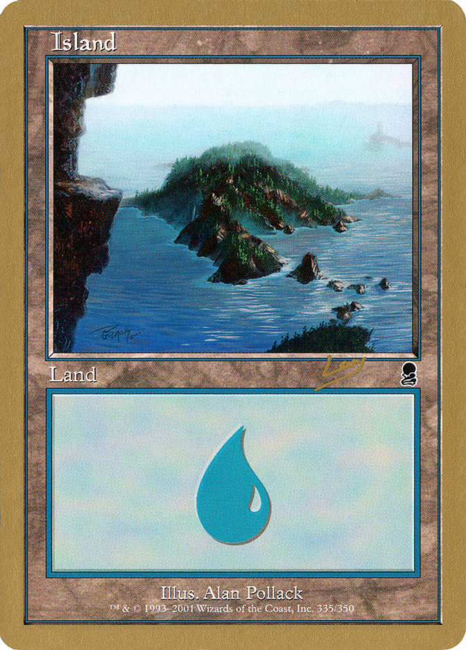 Island (rl335) (Raphael Levy) [World Championship Decks 2002] | Total Play