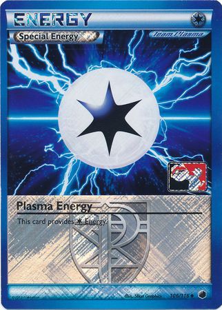 Plasma Energy (106/116) (Play Pokemon Promo) [Black & White: Plasma Freeze] | Total Play