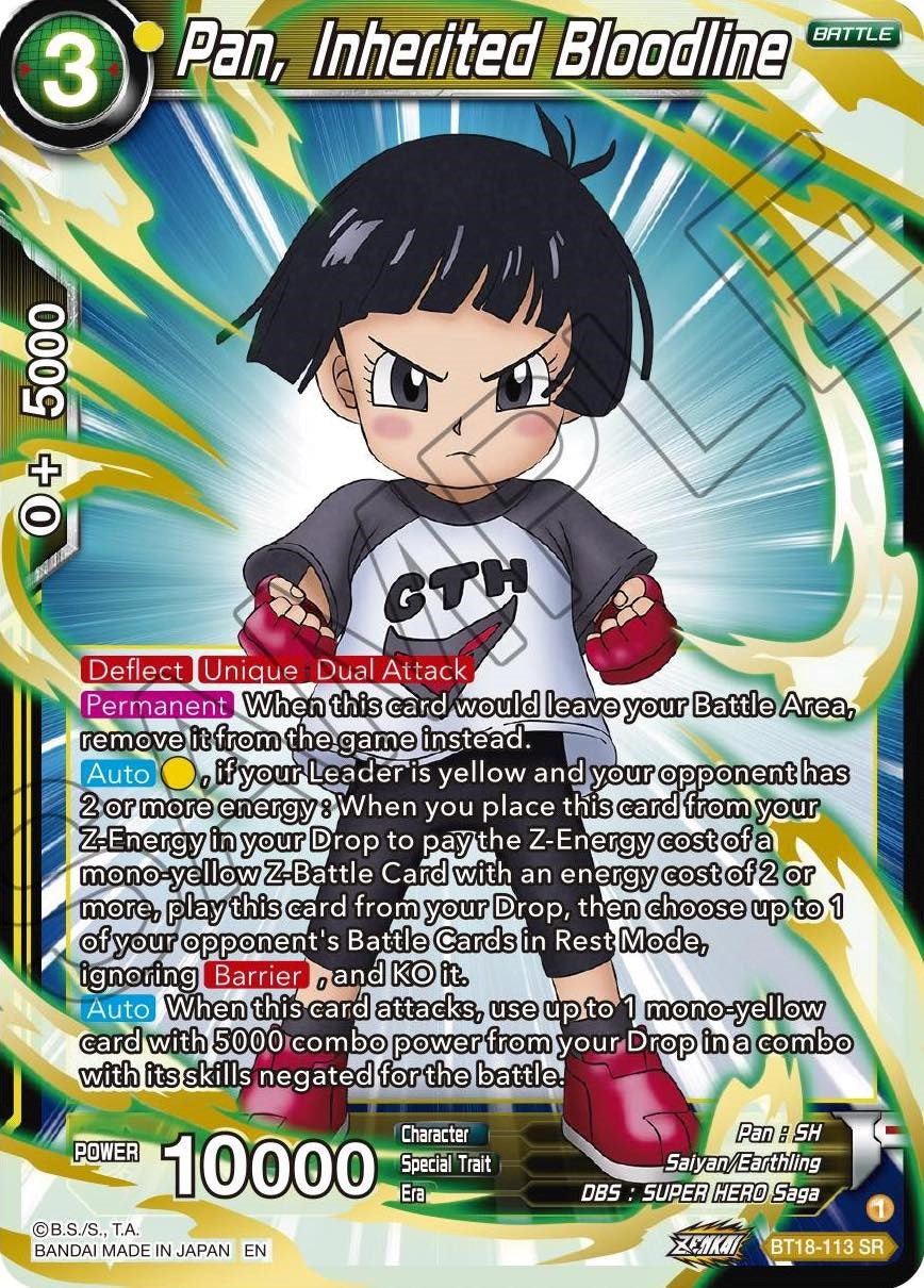 Pan, Inherited Bloodline (BT18-113) [Promotion Cards] | Total Play