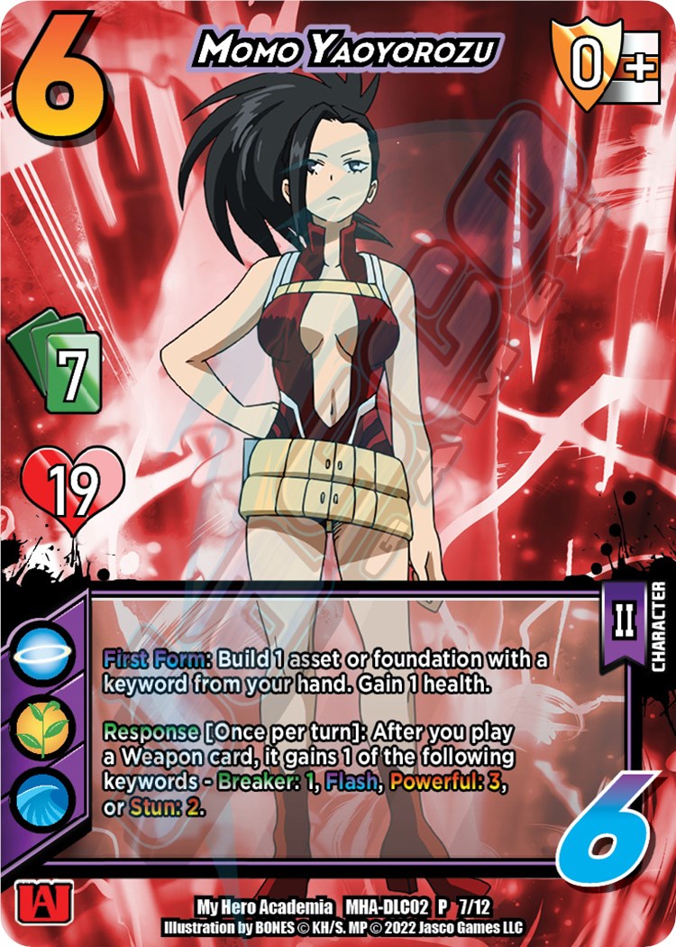 Momo Yaoyorozu [Deck-Loadable Content Promos] | Total Play