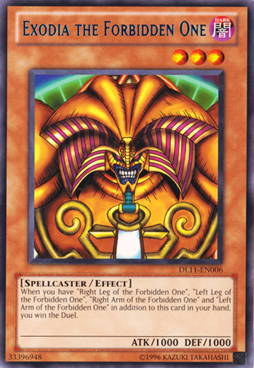 Exodia the Forbidden One (Blue) [DL11-EN006] Rare | Total Play
