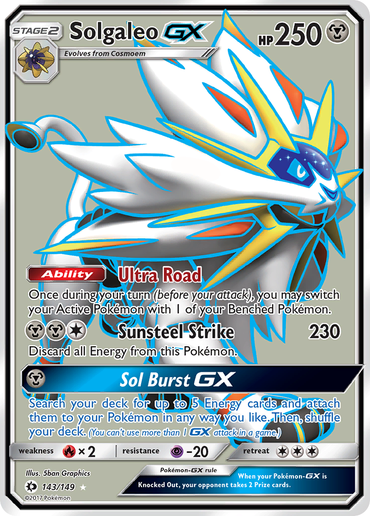 Solgaleo GX (143/149) [Sun & Moon: Base Set] | Total Play