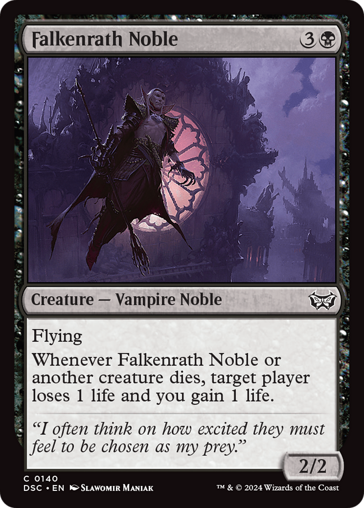 Falkenrath Noble [Duskmourn: House of Horror Commander] | Total Play