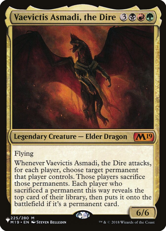 Vaevictis Asmadi, the Dire [The List] | Total Play