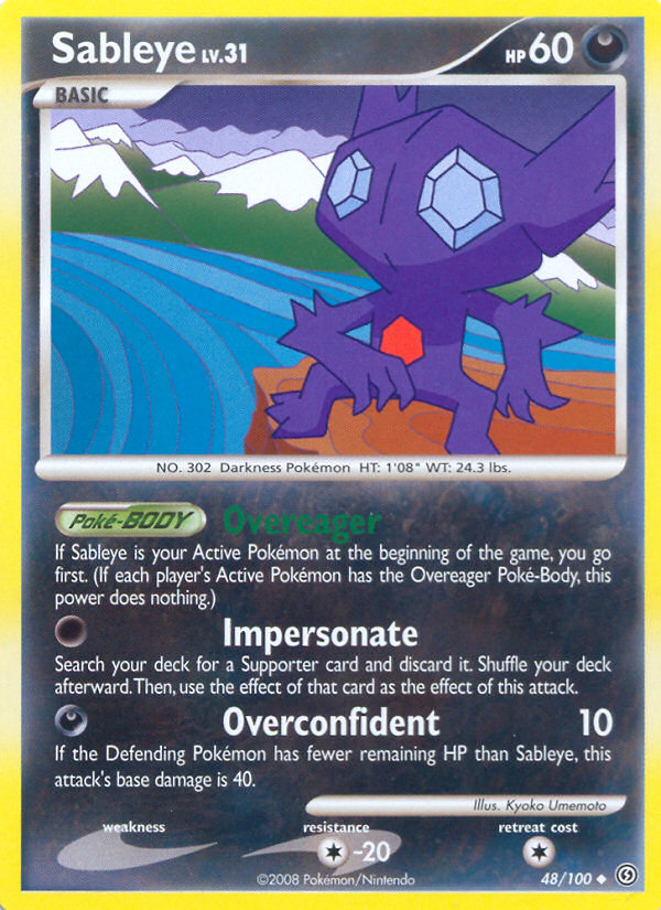 Sableye (48/100) [Diamond & Pearl: Stormfront] | Total Play