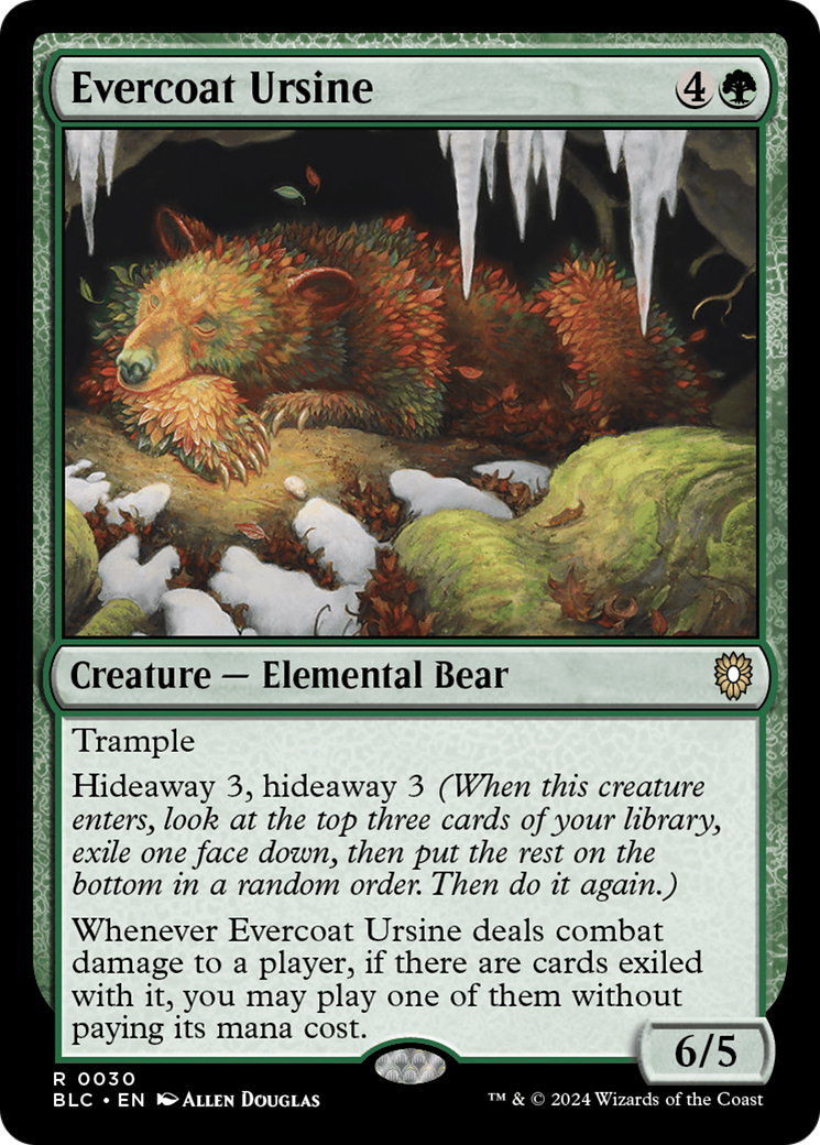 Evercoat Ursine [Bloomburrow Commander] | Total Play