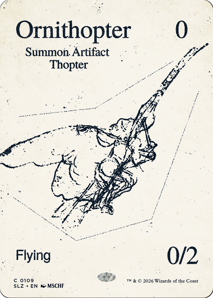 Ornithopter (0109) [Secret Lair x MSCHF: The Zeta Set] | Total Play