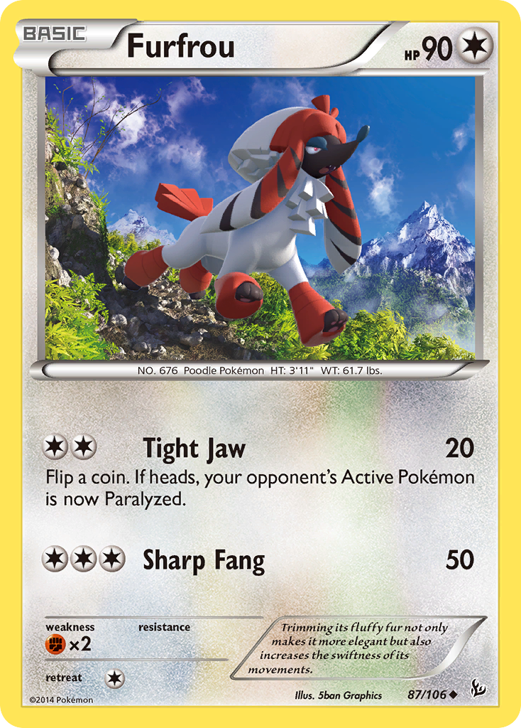 Furfrou (87/106) [XY: Flashfire] | Total Play