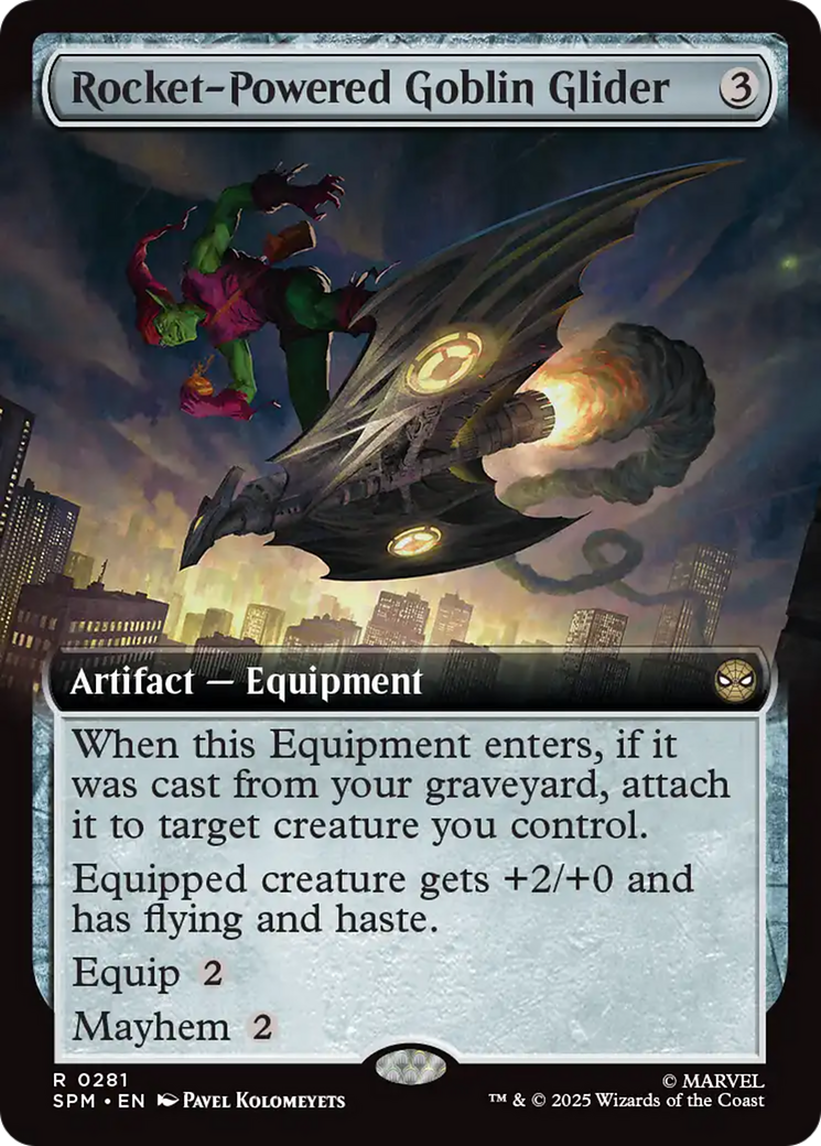 Rocket-Powered Goblin Glider (Extended Art) [Marvel's Spider-Man] | Total Play