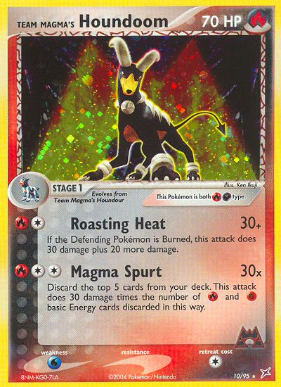Team Magma's Houndoom (10/95) [EX: Team Magma vs Team Aqua] | Total Play