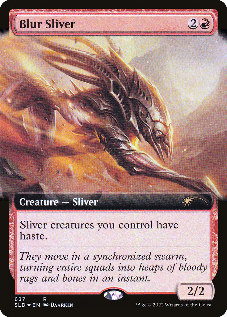 Blur Sliver (Extended Art) [Secret Lair Drop Promos] | Total Play