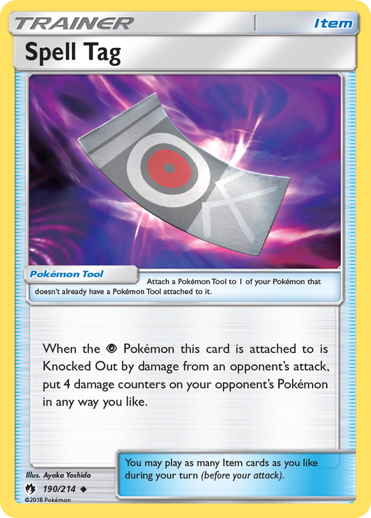 Spell Tag (190/214) [Sun & Moon: Lost Thunder] | Total Play