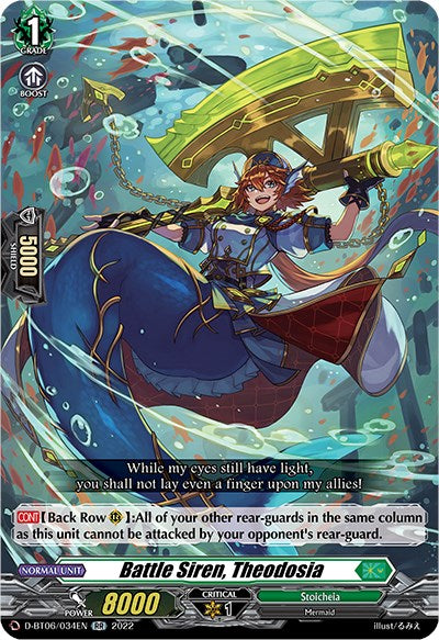 Battle Siren, Theodosia (D-BT06/034EN) [Blazing Dragon Reborn] | Total Play