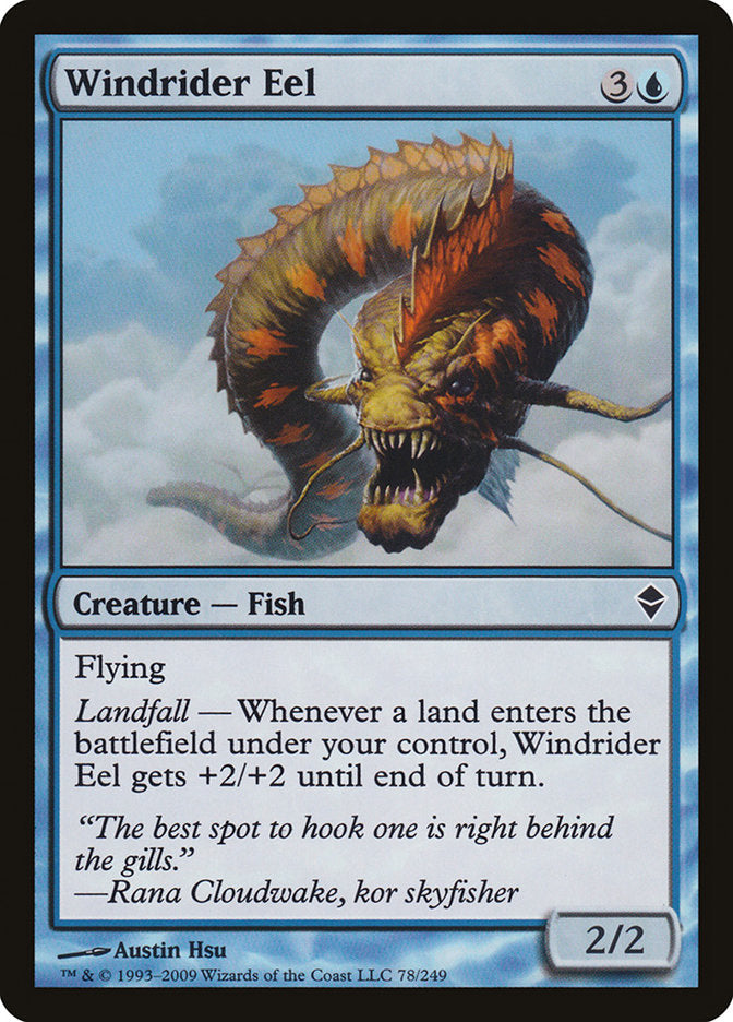Windrider Eel [Zendikar] | Total Play