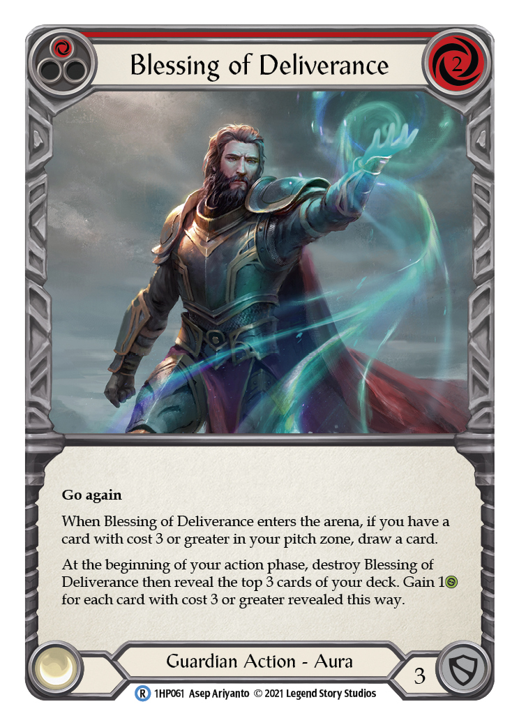 Blessing of Deliverance (Red) [1HP061] (History Pack 1) | Total Play