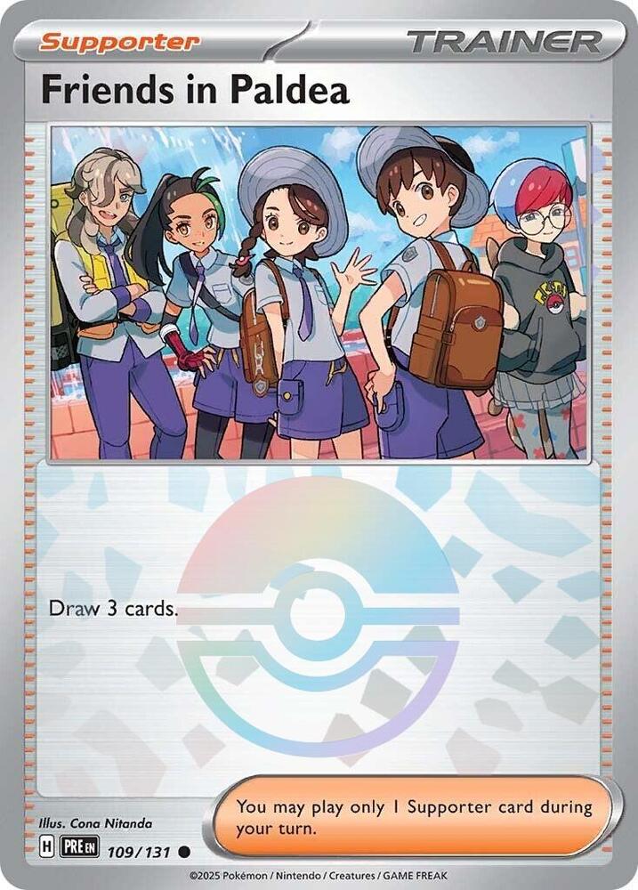 Friends in Paldea (109/131) (Poke Ball Pattern) [Scarlet & Violet: Prismatic Evolutions] | Total Play