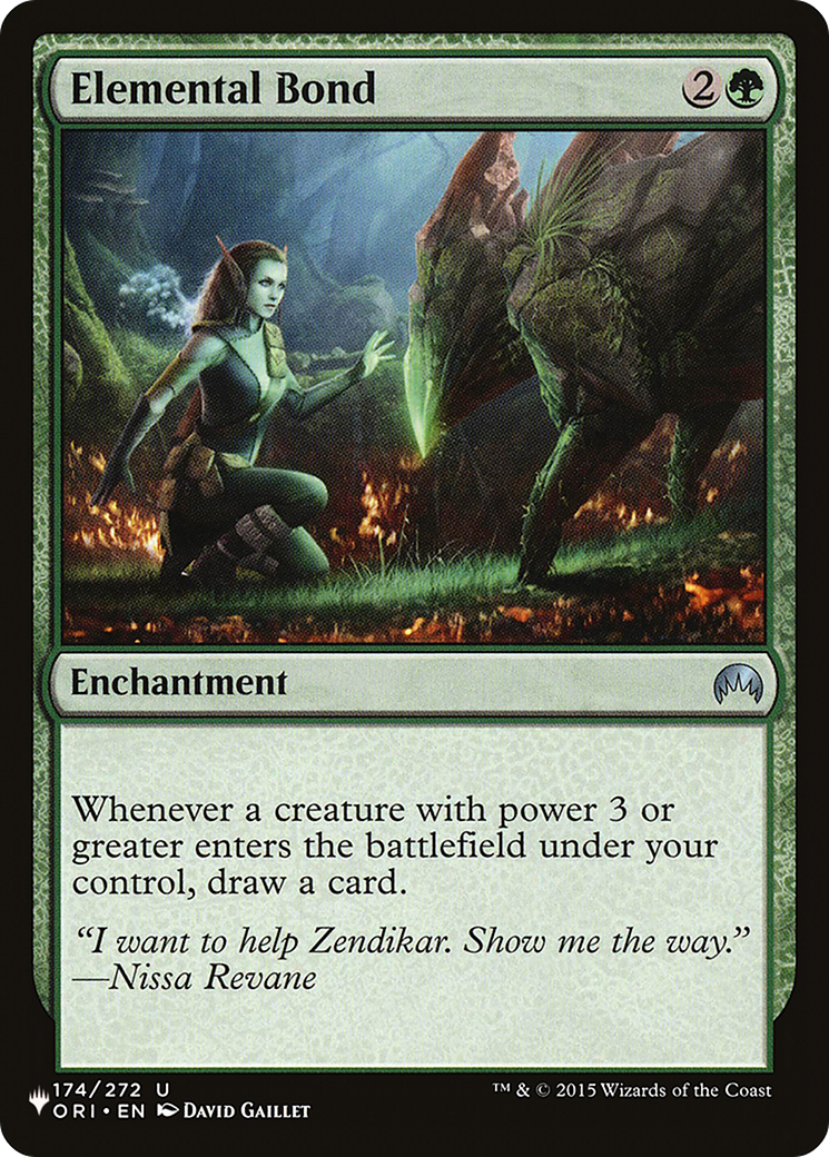 Elemental Bond [The List] | Total Play