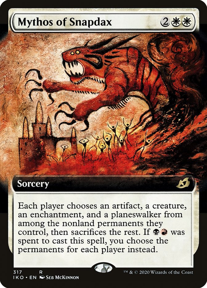 Mythos of Snapdax (Extended Art) [Ikoria: Lair of Behemoths] | Total Play