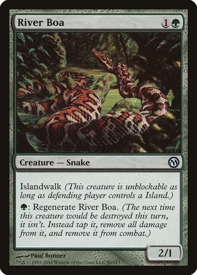 River Boa [Duels of the Planeswalkers] | Total Play